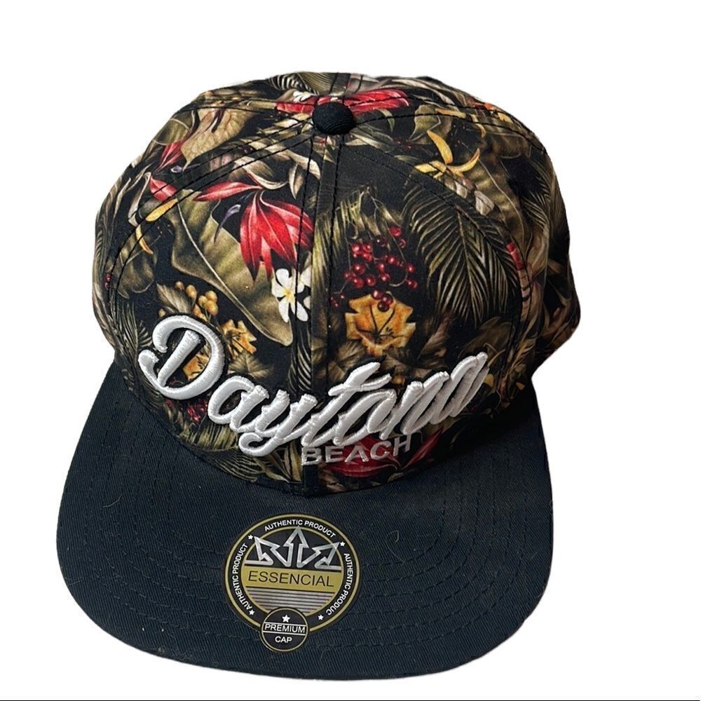 Daytona Beach Essencial Brand Snap Back Adjustable Hat.